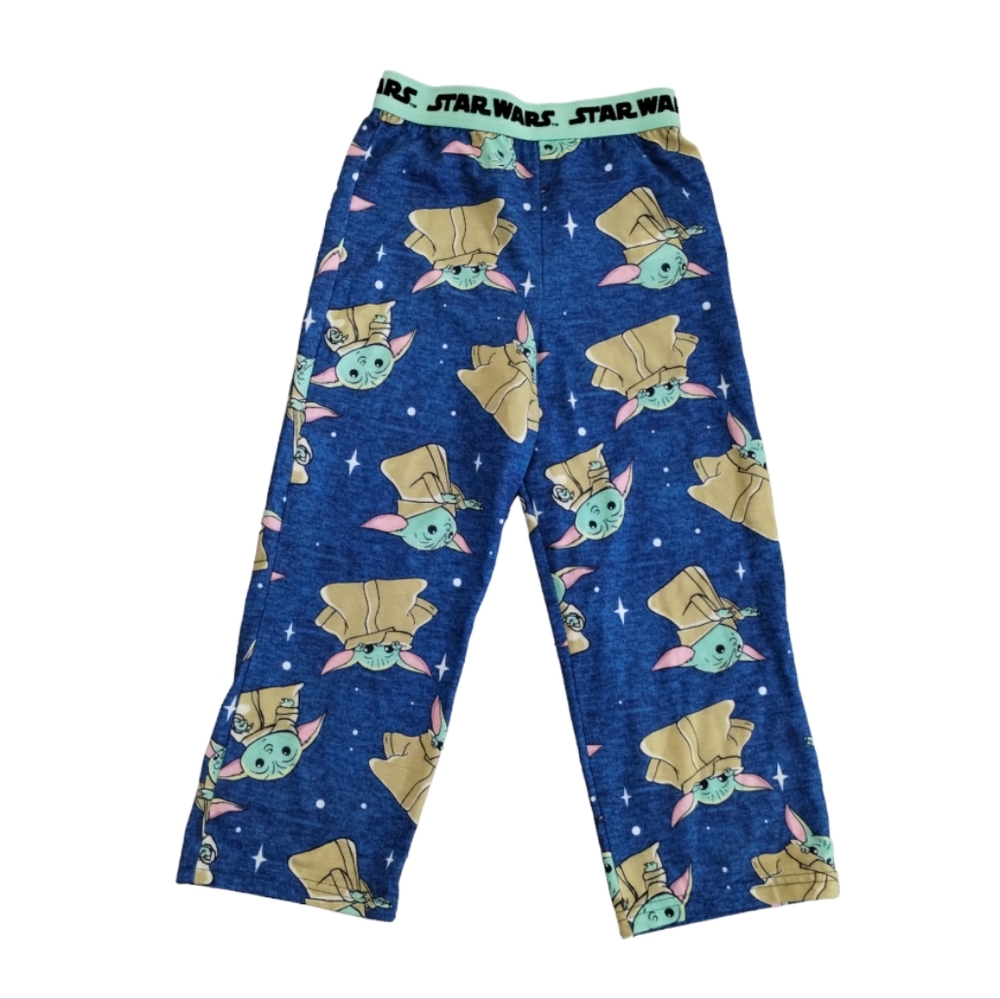 STAR WARS Baby Yoda PJ COMFY LOUNGEWEAR BOTTOMS W/ ELASTIC WAIST Size Boy S(4/5)